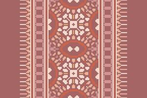 Patola sari Seamless Scandinavian pattern Motif embroidery, Pixel Ikat embroidery Design for Print scarf hijab pattern kerchief Pixel Ikat Silk kurti model mughal patterns vector