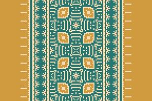 Patola sari Seamless Scandinavian pattern Motif embroidery, Pixel Ikat embroidery Design for Print scandinavian pattern saree ethnic nativity gypsy pattern vector