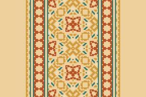 Patola sari Seamless Scandinavian pattern Motif embroidery, Pixel Ikat embroidery Design for Print lace pattern seamless pattern vintage shibori jacquard seamless vector