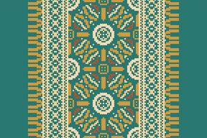 Patola sari Seamless Scandinavian pattern Motif embroidery, Pixel Ikat embroidery Design for Print australian curtain pattern geometric pillow model kurti mughal flowers vector