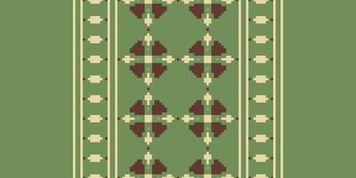 Patchwork pattern Seamless Bandana print silk Motif embroidery, Pixel Ikat embroidery Design for Print tapestry floral kimono repeat pattern lacing spanish motif vector