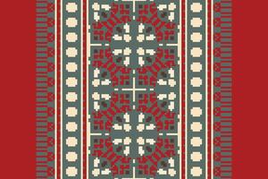 Kilim Pattern Seamless Native American, Motif embroidery, Pixel Ikat embroidery Design for Print scarf hijab pattern kerchief Pixel Ikat Silk kurti model mughal patterns vector