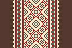 Kilim Pattern Seamless Native American, Motif embroidery, Pixel Ikat embroidery Design for Print kurta pattern mughal motifs tapestry pattern floral repeat vector