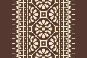 Kilim Pattern Seamless Native American, Motif embroidery, Pixel Ikat embroidery Design for Print scandinavian pattern saree ethnic nativity gypsy pattern vector