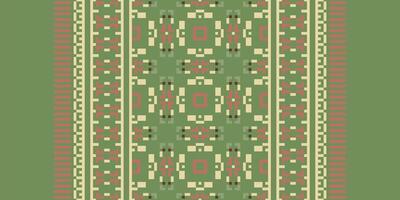 Patchwork pattern Seamless Bandana print silk Motif embroidery, Pixel Ikat embroidery Design for Print pattern vintage flower folk navajo patchwork pattern vector