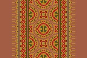 Kilim Pattern Seamless Australian aboriginal pattern Motif embroidery, Pixel Ikat embroidery Design for Print indigenous art aboriginal art pattern floral kurti mughal border vector