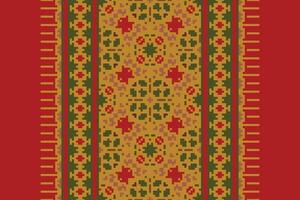 Kilim Pattern Seamless Australian aboriginal pattern Motif embroidery, Pixel Ikat embroidery Design for Print tie dyeing pillowcase sambal puri kurti mughal architecture vector