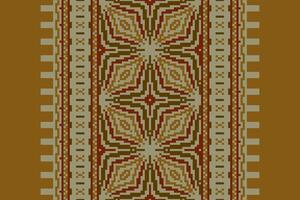 Kilim Pattern Seamless Australian aboriginal pattern Motif embroidery, Pixel Ikat embroidery Design for Print scandinavian pattern saree ethnic nativity gypsy pattern vector