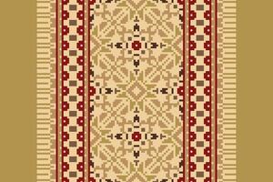 Kilim Pattern Seamless Mughal architecture Motif embroidery, Pixel Ikat embroidery Design for Print indigenous art aboriginal art pattern floral kurti mughal border vector