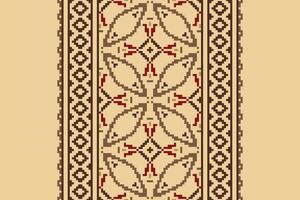 Kilim Pattern Seamless Mughal architecture Motif embroidery, Pixel Ikat embroidery Design for Print scarf hijab pattern kerchief Pixel Ikat Silk kurti model mughal patterns vector