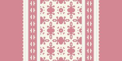 Patchwork pattern Seamless Bandana print silk Motif embroidery, Pixel Ikat embroidery Design for Print border embroidery ancient egypt vector
