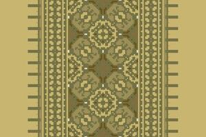 Kilim Pattern Seamless Mughal architecture Motif embroidery, Pixel Ikat embroidery Design for Print scandinavian pattern saree ethnic nativity gypsy pattern vector