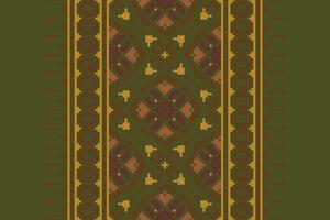 Kilim Pattern Seamless Scandinavian pattern Motif embroidery, Pixel Ikat embroidery Design for Print tapestry floral kimono repeat pattern lacing spanish motif vector