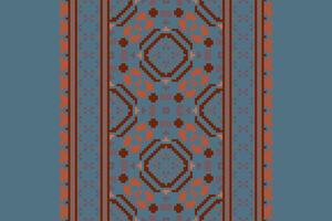 Kilim Pattern Seamless Scandinavian pattern Motif embroidery, Pixel Ikat embroidery Design for Print jacquard slavic pattern folklore pattern kente arabesque vector