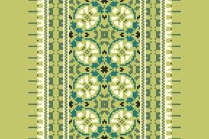 Dupatta Pattern Seamless Australian aboriginal pattern Motif embroidery, Pixel Ikat embroidery Design for Print scarf hijab pattern kerchief Pixel Ikat Silk kurti model mughal patterns vector