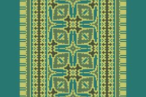 Dupatta Pattern Seamless Australian aboriginal pattern Motif embroidery, Pixel Ikat embroidery Design for Print indonesian batik motif embroidery native american kurta mughal design vector