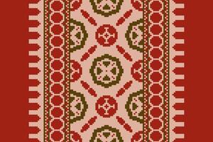 Dupatta Pattern Seamless Australian aboriginal pattern Motif embroidery, Pixel Ikat embroidery Design for Print tie dyeing pillowcase sambal puri kurti mughal architecture vector