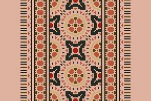 Dupatta Pattern Seamless Australian aboriginal pattern Motif embroidery, Pixel Ikat embroidery Design for Print tapestry floral kimono repeat pattern lacing spanish motif vector