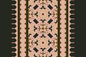 Dupatta Pattern Seamless Australian aboriginal pattern Motif embroidery, Pixel Ikat embroidery Design for Print lace pattern turkish ceramic ancient egypt art jacquard pattern vector