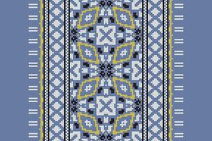Dupatta Pattern Seamless Scandinavian pattern Motif embroidery, Pixel Ikat embroidery Design for Print endless arabesque cloth dupatta shawl bandana print silk kurta men vector
