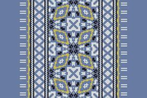 Dupatta Pattern Seamless Scandinavian pattern Motif embroidery, Pixel Ikat embroidery Design for Print endless arabesque cloth dupatta shawl bandana print silk kurta men vector