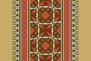 Dupatta Pattern Seamless Scandinavian pattern Motif embroidery, Pixel Ikat embroidery Design for Print australian curtain pattern geometric pillow model kurti mughal flowers vector