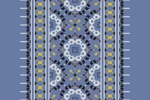 Dupatta Pattern Seamless Scandinavian pattern Motif embroidery, Pixel Ikat embroidery Design for Print scarf hijab pattern kerchief Pixel Ikat Silk kurti model mughal patterns vector