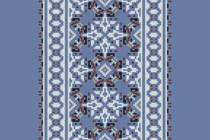 Dupatta Pattern Seamless Mughal architecture Motif embroidery, Pixel Ikat embroidery Design for Print scandinavian pattern saree ethnic nativity gypsy pattern vector