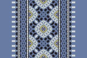 Dupatta Pattern Seamless Scandinavian pattern Motif embroidery, Pixel Ikat embroidery Design for Print indonesian batik motif embroidery native american kurta mughal design vector
