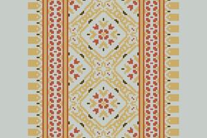 Dupatta Pattern Seamless Scandinavian pattern Motif embroidery, Pixel Ikat embroidery Design for Print lace pattern turkish ceramic ancient egypt art jacquard pattern vector