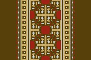 Dupatta Pattern Seamless Scandinavian pattern Motif embroidery, Pixel Ikat embroidery Design for Print kurta pattern mughal motifs tapestry pattern floral repeat vector