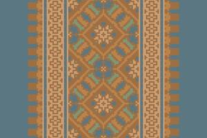 Dupatta Pattern Seamless Scandinavian pattern Motif embroidery, Pixel Ikat embroidery Design for Print scandinavian pattern saree ethnic nativity gypsy pattern vector