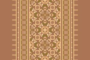 Salwar Pattern Seamless Native American, Motif embroidery, Pixel Ikat embroidery Design for Print pattern vintage flower folk navajo patchwork pattern vector