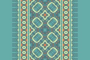 Salwar Pattern Seamless Australian aboriginal pattern Motif embroidery, Pixel Ikat embroidery Design for Print Texture fabric saree sari carpet. kurta patola saree vector