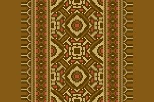 Salwar Pattern Seamless Australian aboriginal pattern Motif embroidery, Pixel Ikat embroidery Design for Print scarf hijab pattern kerchief Pixel Ikat Silk kurti model mughal patterns vector