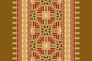 Salwar Pattern Seamless Australian aboriginal pattern Motif embroidery, Pixel Ikat embroidery Design for Print tie dyeing pillowcase sambal puri kurti mughal architecture vector
