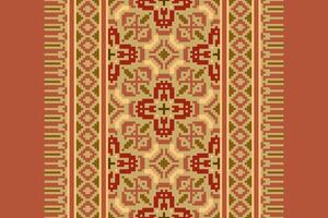 Salwar Pattern Seamless Australian aboriginal pattern Motif embroidery, Pixel Ikat embroidery Design for Print kurta pattern mughal motifs tapestry pattern floral repeat vector