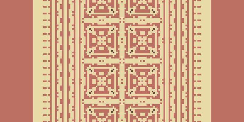 Patchwork pattern Seamless Australian aboriginal pattern Motif embroidery, Pixel Ikat embroidery Design for Print figure tribal ink on cloth patola sari