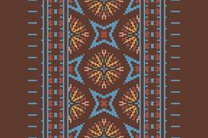Salwar Pattern Seamless Mughal architecture Motif embroidery, Pixel Ikat embroidery Design for Print kurta pattern mughal motifs tapestry pattern floral repeat vector