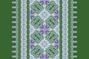 Salwar Pattern Seamless Mughal architecture Motif embroidery, Pixel Ikat embroidery Design for Print scandinavian pattern saree ethnic nativity gypsy pattern vector