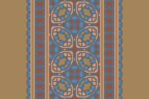 Salwar Pattern Seamless Scandinavian pattern Motif embroidery, Pixel Ikat embroidery Design for Print australian curtain pattern geometric pillow model kurti mughal flowers vector