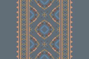Salwar Pattern Seamless Scandinavian pattern Motif embroidery, Pixel Ikat embroidery Design for Print tapestry floral kimono repeat pattern lacing spanish motif vector
