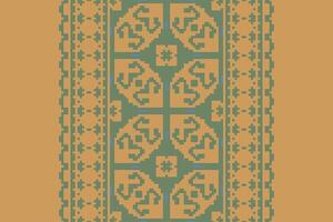 Anarkali Pattern Seamless Bandana print silk Motif embroidery, Pixel Ikat embroidery Design for Print scarf hijab pattern kerchief Pixel Ikat Silk kurti model mughal patterns vector