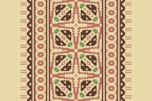 Anarkali Pattern Seamless Australian aboriginal pattern Motif embroidery, Pixel Ikat embroidery Design for Print endless arabesque cloth dupatta shawl bandana print silk kurta men vector
