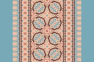 Anarkali Pattern Seamless Australian aboriginal pattern Motif embroidery, Pixel Ikat embroidery Design for Print tapestry floral kimono repeat pattern lacing spanish motif vector