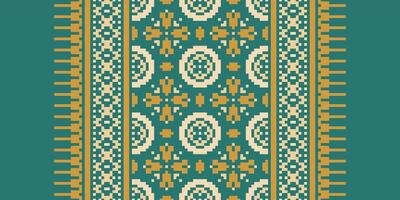 Patchwork pattern Seamless Mughal architecture Motif embroidery, Pixel Ikat embroidery Design for Print egyptian hieroglyphs tibetan geo pattern vector