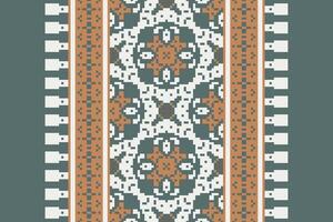 Anarkali Pattern Seamless Mughal architecture Motif embroidery, Pixel Ikat embroidery Design for Print border embroidery ancient egypt vector