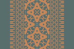 Anarkali Pattern Seamless Mughal architecture Motif embroidery, Pixel Ikat embroidery Design for Print jacquard slavic pattern folklore pattern kente arabesque vector