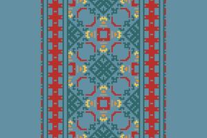 Anarkali Pattern Seamless Mughal architecture Motif embroidery, Pixel Ikat embroidery Design for Print tie dyeing pillowcase sambal puri kurti mughal architecture vector