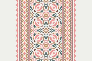 Anarkali Pattern Seamless Mughal architecture Motif embroidery, Pixel Ikat embroidery Design for Print egyptian hieroglyphs tibetan geo pattern vector